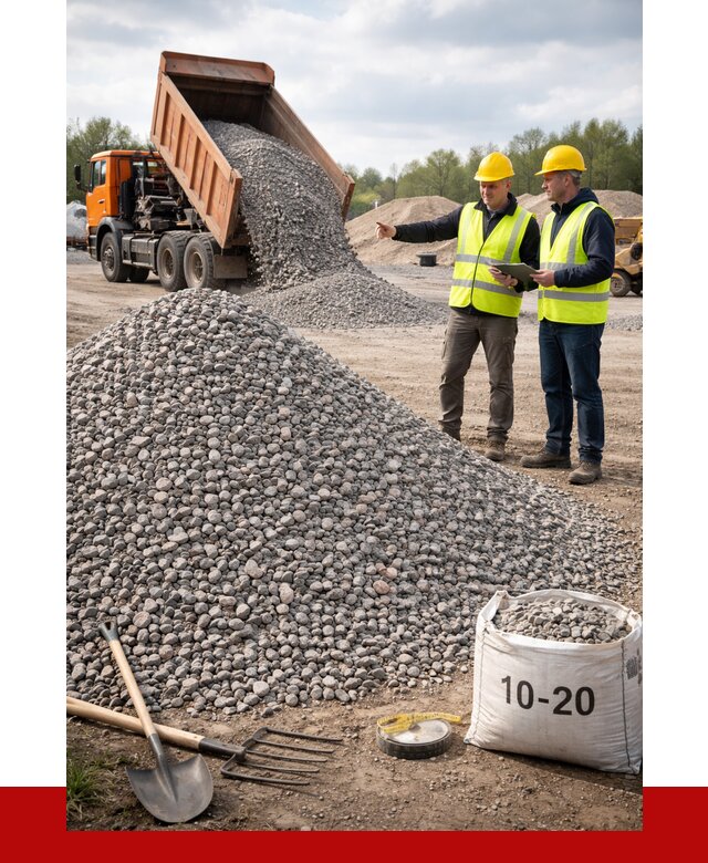 Гранитный щебень фракция 10-20 в Балаково от 4274 руб.|ПРОНЕРУДБлк
