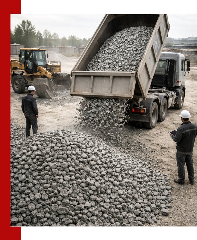 Доставка гранитного щебня фракции 20-40 в Балаково