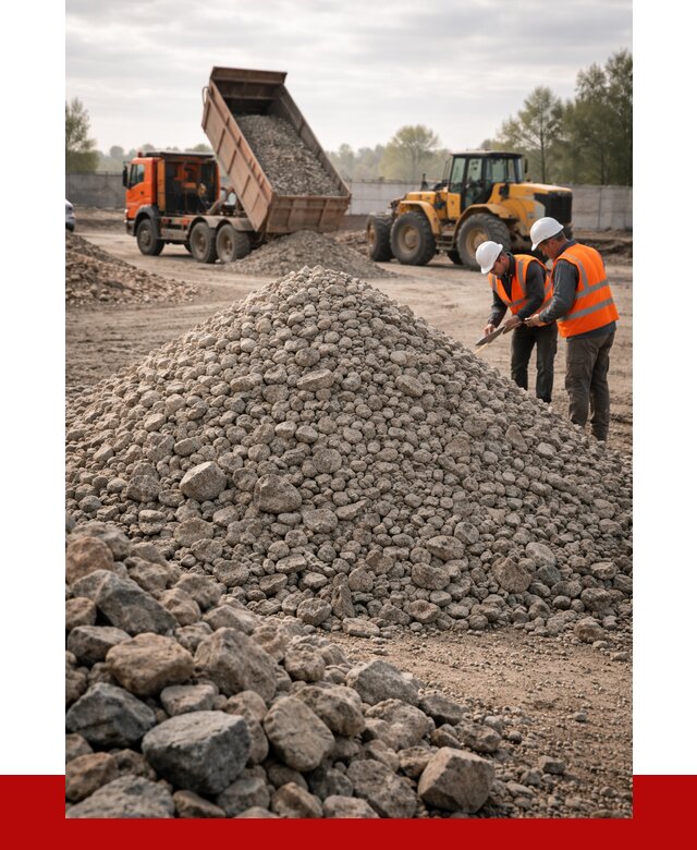 Гранитный щебень фракция 40-70 в Балаково от 2544 руб ПРОНЕРУДБлк