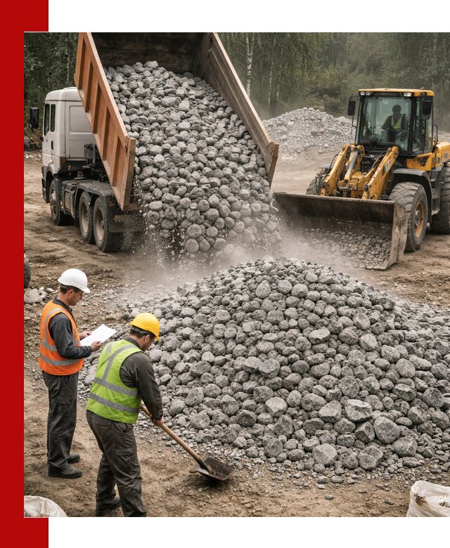 Гранитный щебень фракция 70-150 доставка в Балаково