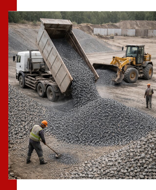 Щебень габбро-диабаз фр. 5-20 с доставкой в Балаково