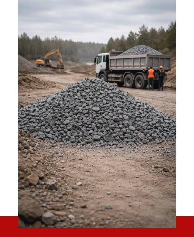 Щебень габбро диабаз фракция 40-70 в Балаково от 2239 р-ПРОНЕРУДБлк