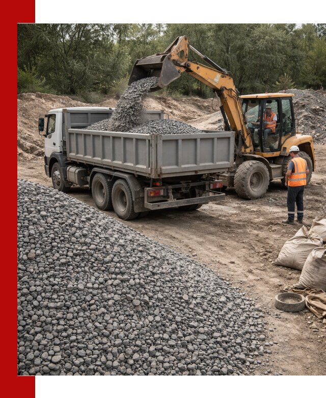 Доставка гравийного щебня в Балаково оптом и в розницу
