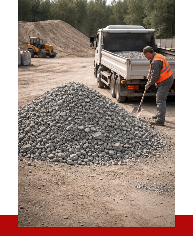 Гравийный щебень фракция 5-10 в Балаково от 2239 р. | ПРОНЕРУДБлк