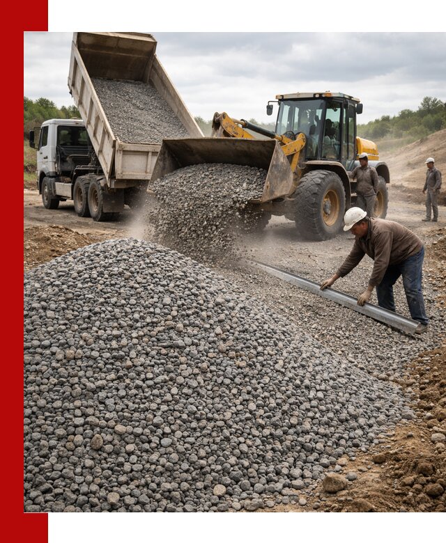 Гравийный щебень фракция 5-20 с доставкой в Балаково