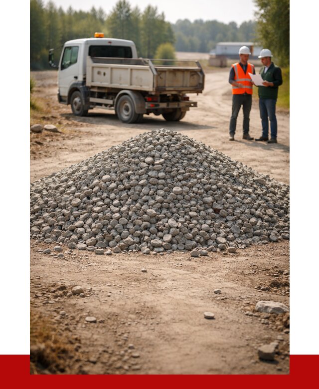 Гравийный щебень фракция 20-40 в Балаково от 1221 р. | ПРОНЕРУДБлк