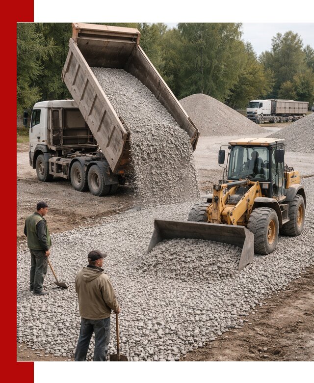 Купить гравийный щебень фракция 20-40 в Балаково с доставкой