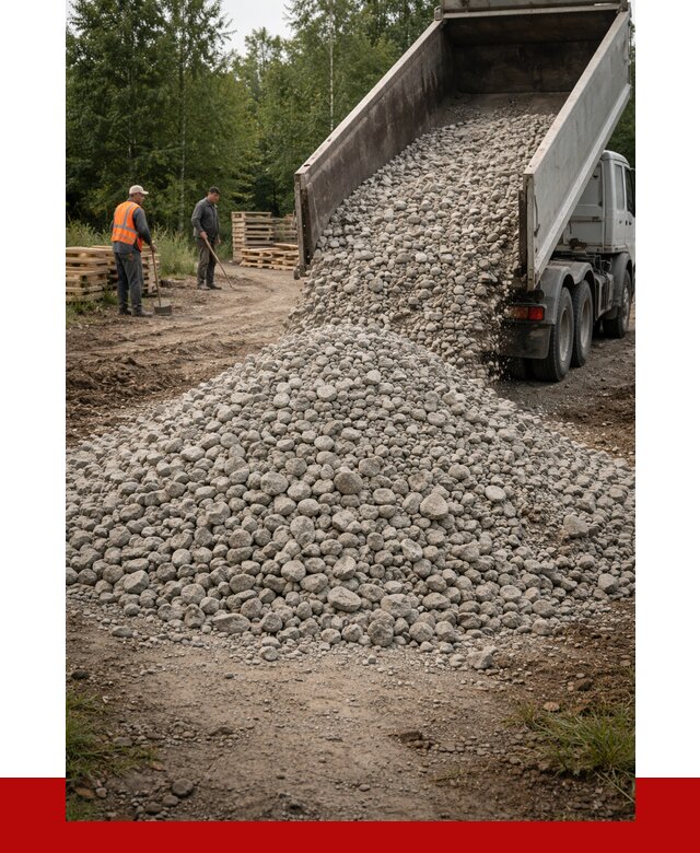 гравийный щебень фракция 70-120 в Балаково от 2493 р. ПРОНЕРУДБлк