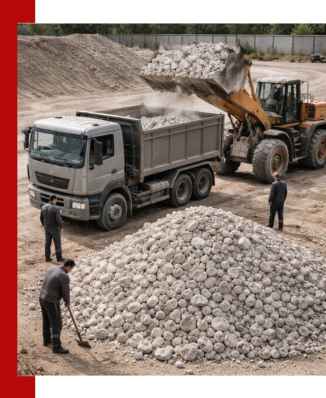 Известняковый щебень фракция 70–150 с доставкой в Балаково