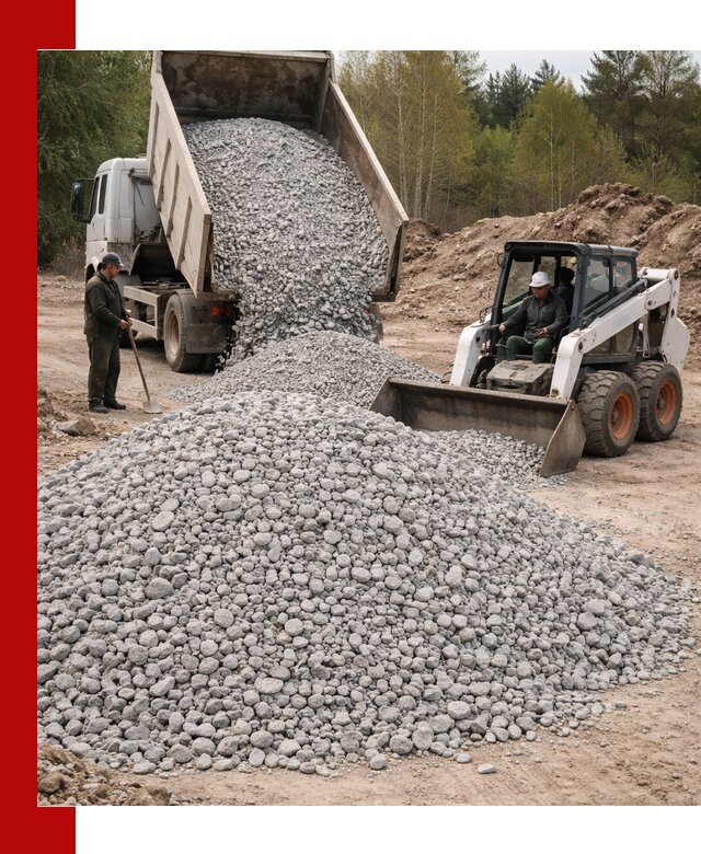 Доставка доломитового щебня в Балаково напрямую от карьера