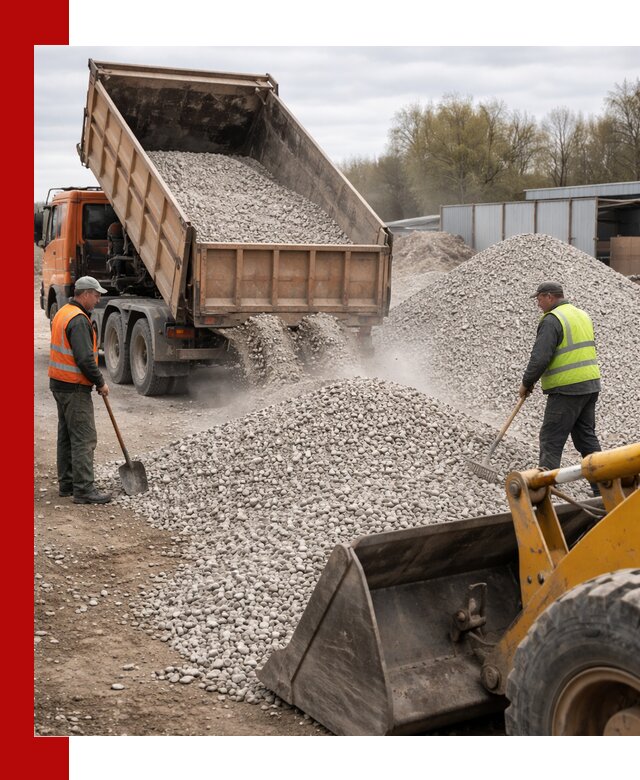 Доломитовый щебень фракции 5-20 с доставкой в Балаково