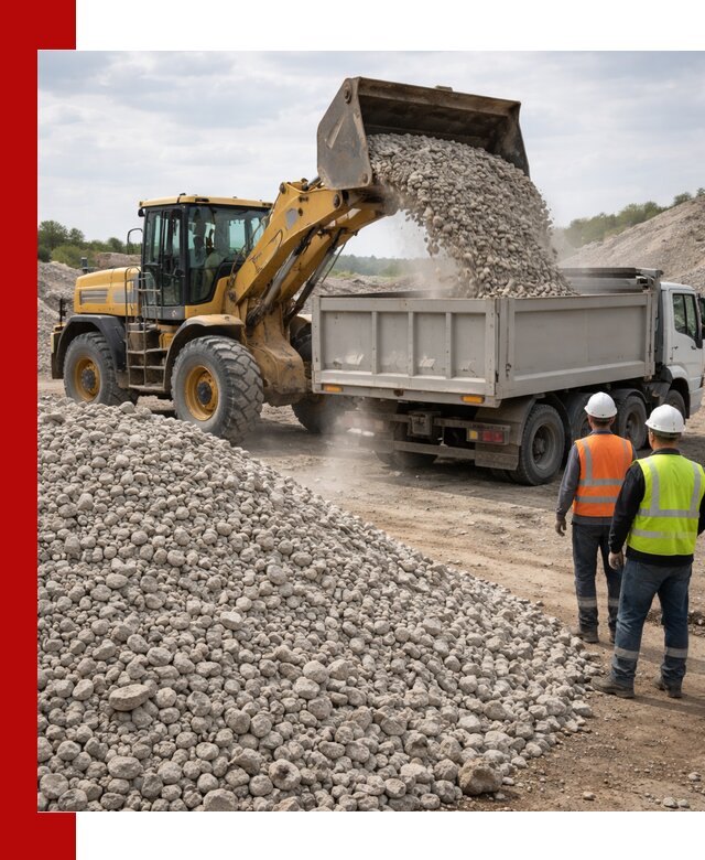 Доломитовый щебень фракция 40–71 доставка и продажа в Балаково