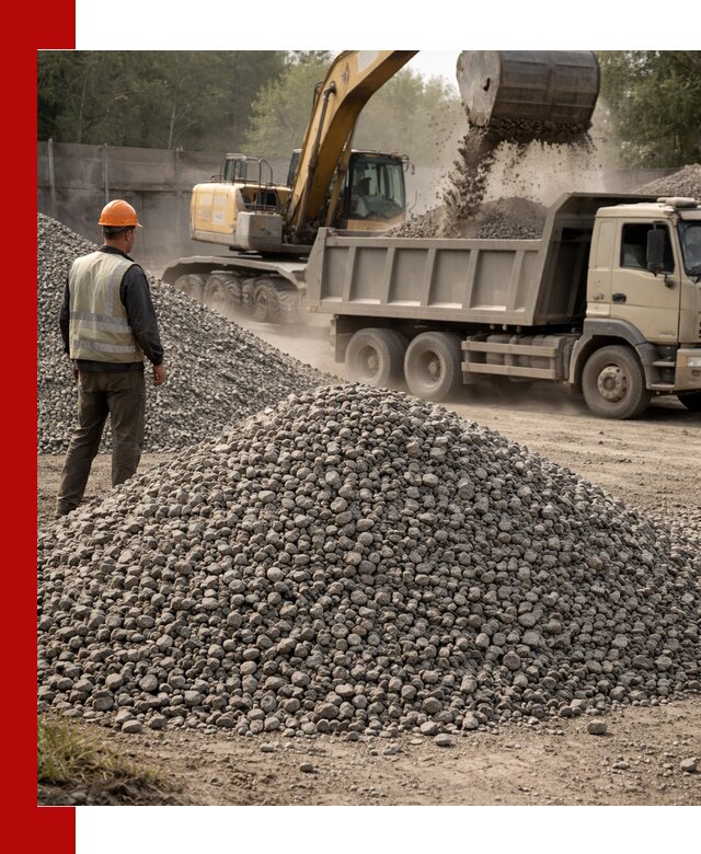 Шлаковый щебень фракция 5-20 с доставкой в Балаково