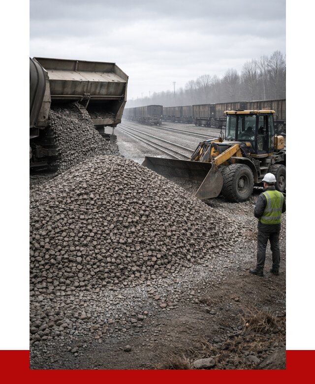 Купить железнодорожный щебень в Балаково от 2850 р. | ПРОНЕРУДБлк