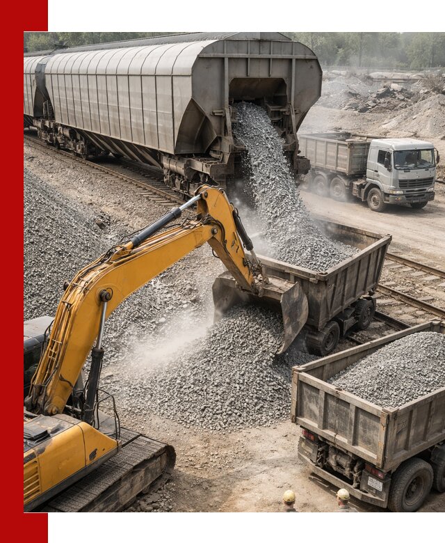 Доставка железнодорожного щебня в Балаково крупными партиями быстрого отгруза