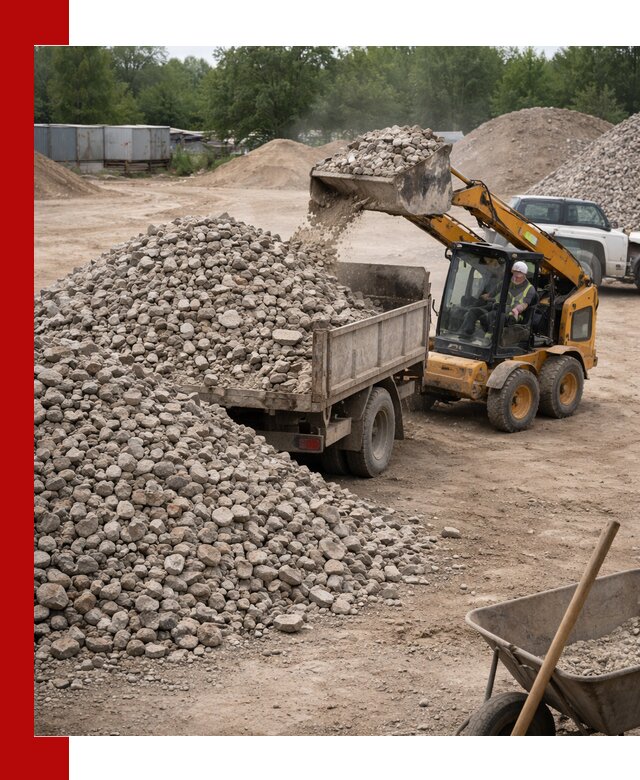 Доставка вторичного щебня в Балаково для строительных работ