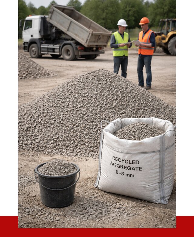 Вторичный щебень фракция 0-5 в Балаково от 1628 р. ПРОНЕРУДБлк