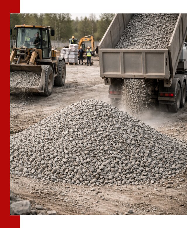 Вторичный щебень фракции 5-20 в Балаково — доставка и продажа крупнотоннажно