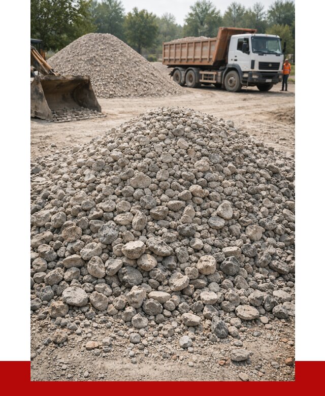 Вторичный щебень фракция 20-40 в Балаково от 2239 р ПРОНЕРУДБлк