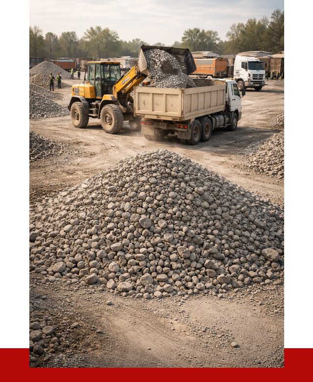 Вторичный щебень фракция 40-70 в Балаково от 1771 р, ПРОНЕРУДБлк