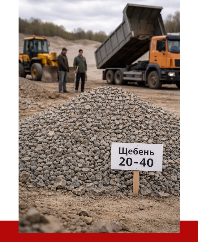 Бетонный щебень фракция 20-40 в Балаково от 2493 р. | ПРОНЕРУДБлк