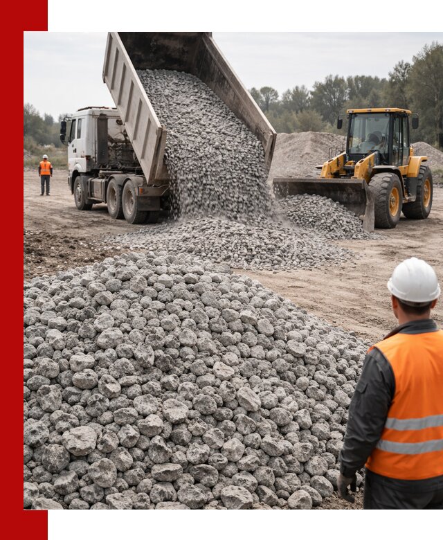 Доставка бетонного щебня фракции 20-40 в Балаково