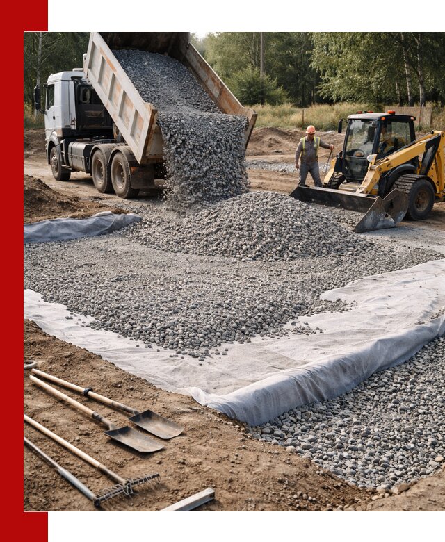 Щебень для фундамента с доставкой в Балаково