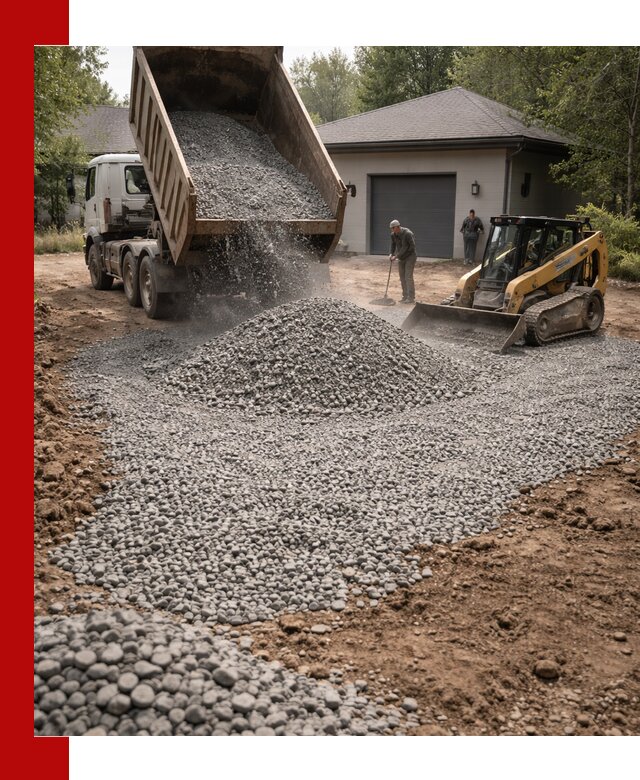 Щебень для парковки в Балаково: доставка и укладка качественного материала