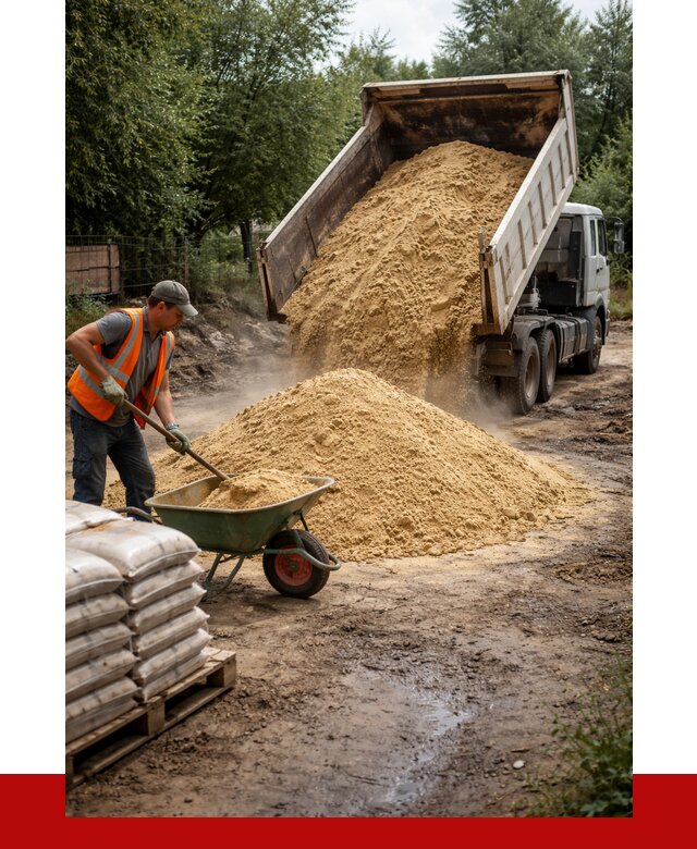 Купить песок с доставкой в Балаково от 1832 р. | ПРОНЕРУДБлк