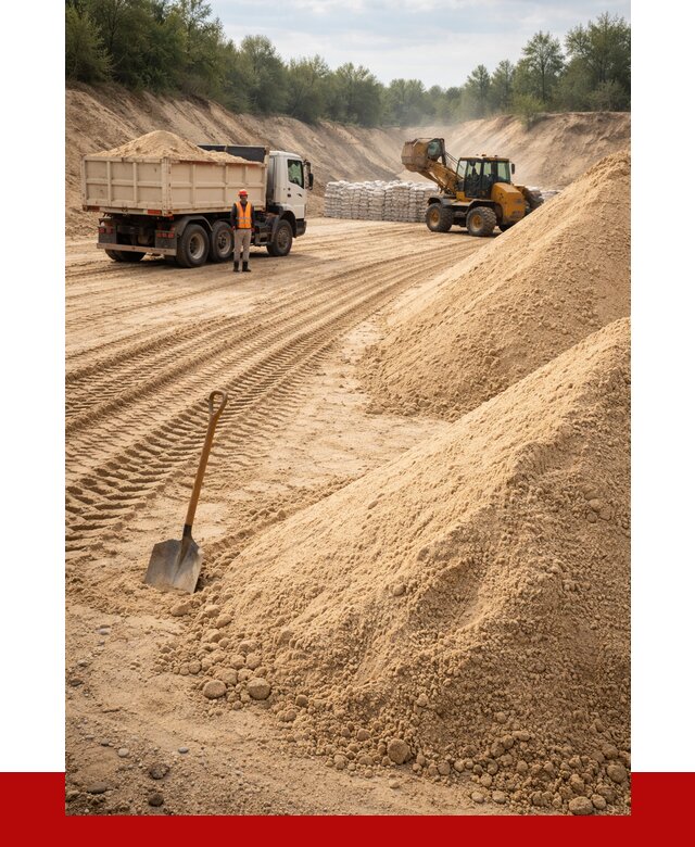 Карьерный песок мелкозернистый в Балаково от 9159 р. | ПРОНЕРУДБлк