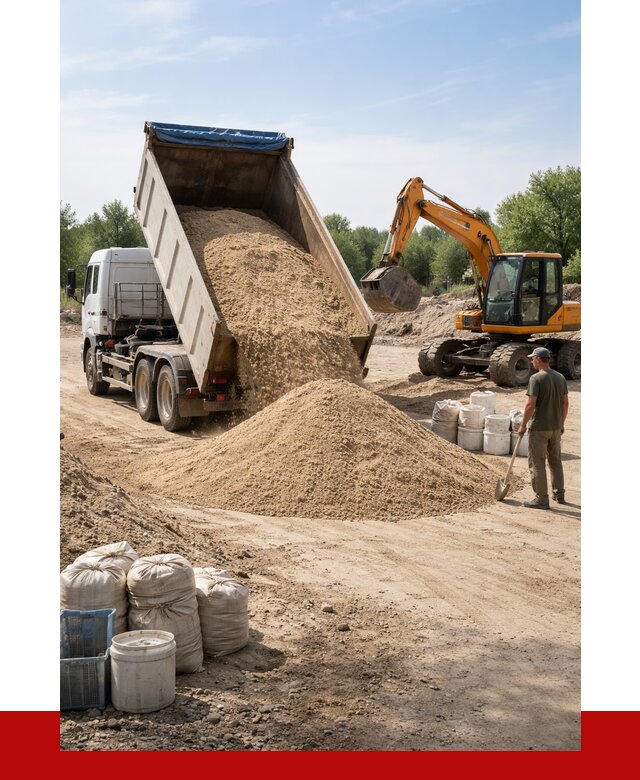 Купить речной песок в Балаково от 1221 р. за куб | ПРОНЕРУДБлк