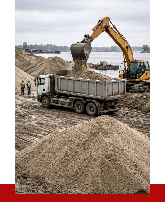 Купить речной песок навалом в Балаково от 1832 р., ПРОНЕРУДБлк