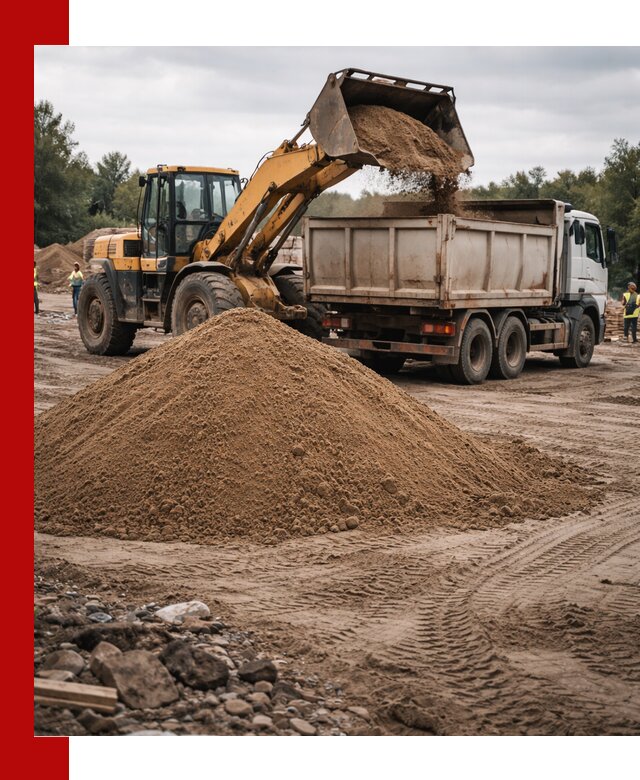 Доставка речного песка навалом в Балаково быстро и выгодно