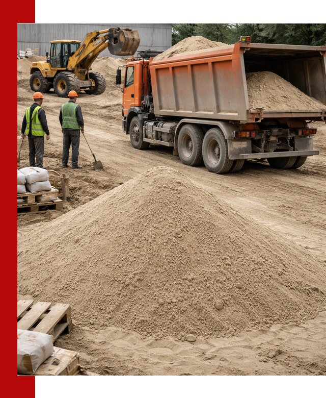 Доставка и продажа мытого речного песка в Балаково