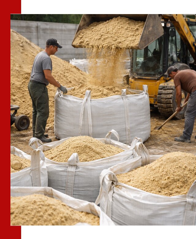 Поставка качественного песка для кладки в Балаково