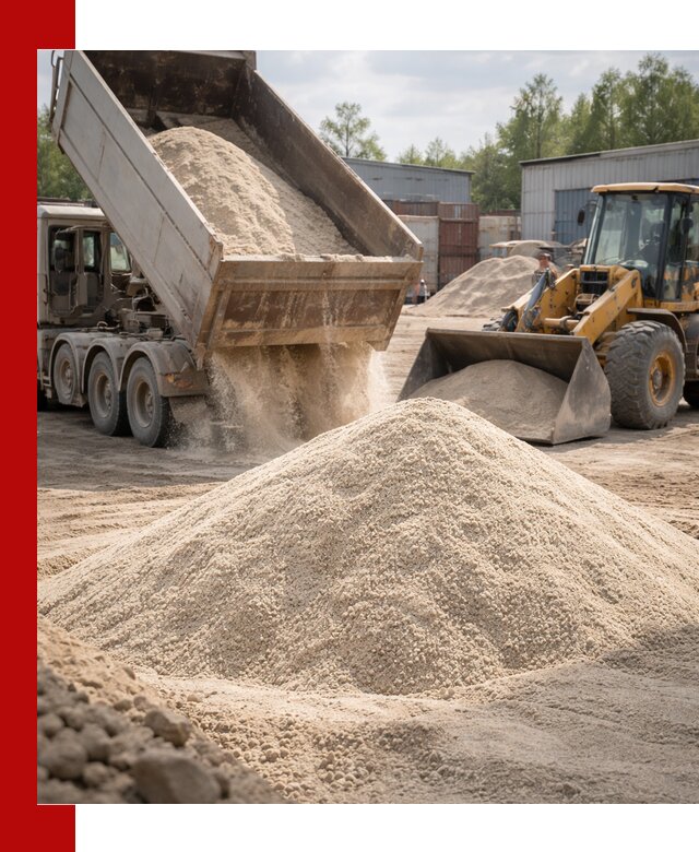 Кварцевый песок с доставкой в Балаково для строительных работ