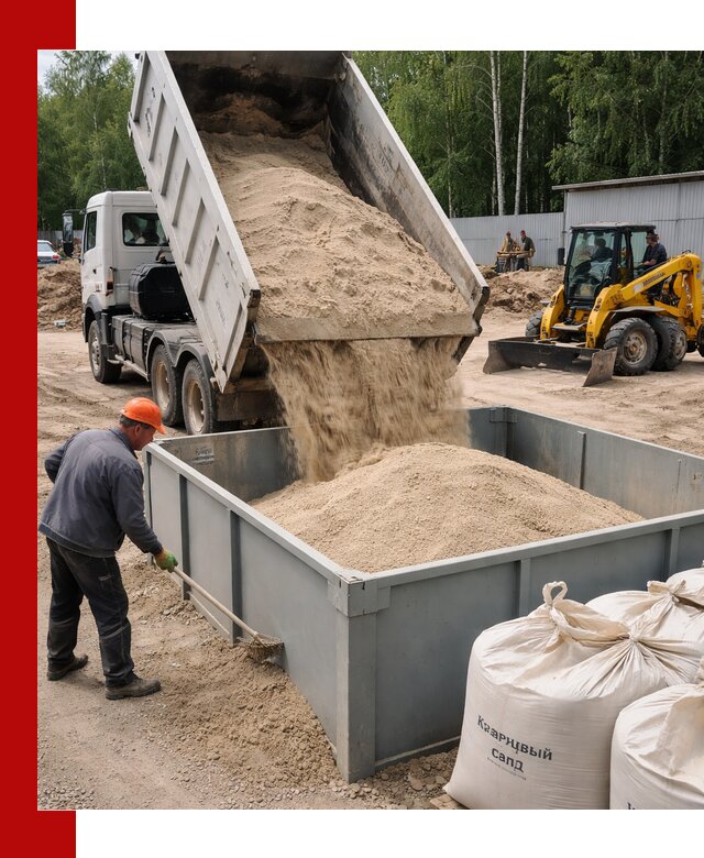 Кварцевый песок для фильтра в Балаково — доставка и качество