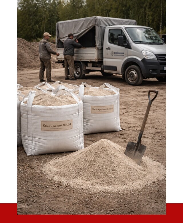 Кварцевый песок для пескоструя в Балаково от 4580 р. | ПРОНЕРУДБлк