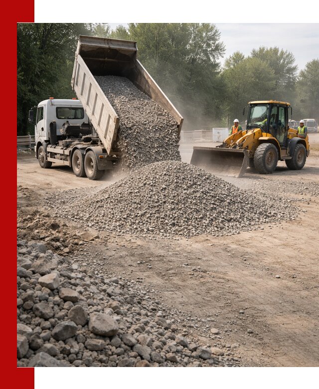 Гравий фракция 5–20 доставка в Балаково оптом и в розницу