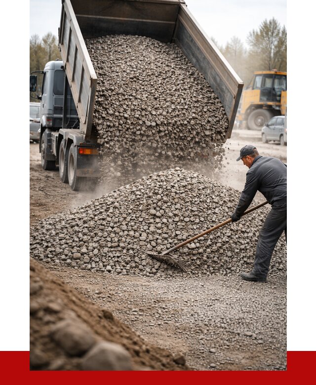 Гравий фракция 20-40 в Балаково от 2544 р. доставка | ПРОНЕРУДБлк