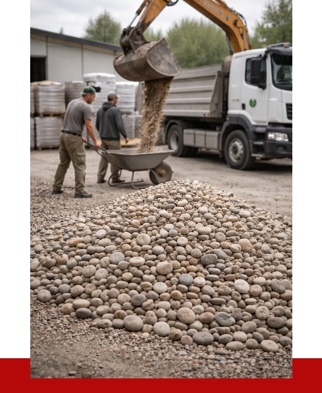 Галька декоративная в Балаково от 3257 р. за куб | ПРОНЕРУДБлк