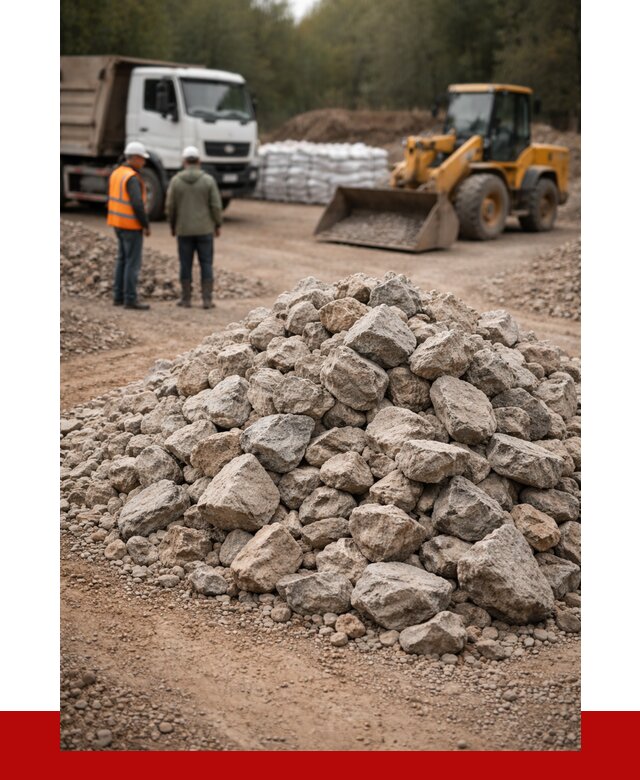 Купить бутовый камень с доставкой в Балаково от 2341 р. | ПРОНЕРУДБлк