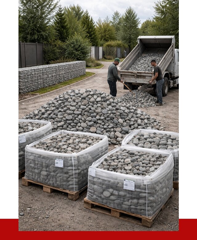 Камень для габионов в Балаково от 4274 р. за куб | ПРОНЕРУДБлк