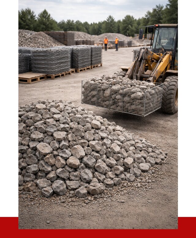 Камень для габионов фракция 70-150 в Балаково от 4274 р. | ПРОНЕРУДБлк