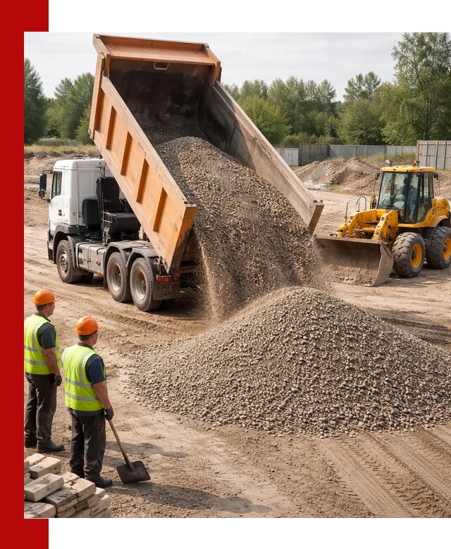 Доставка щебёночно-песчаной смеси ЩПС С7 в Балаково