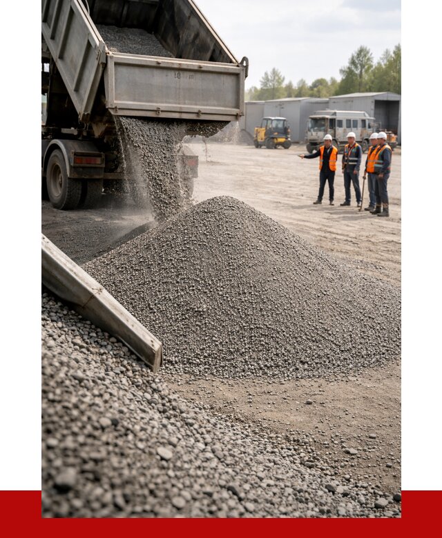 Гравийный отсев 0-5 в Балаково от 1221 р. с доставкой | ПРОНЕРУДБлк