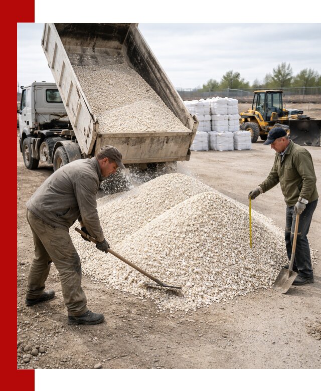 Мраморная крошка с доставкой и разгрузкой в Балаково