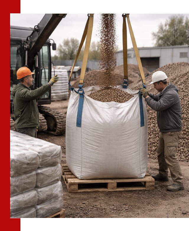 Керамзит в биг-бегах с доставкой в Балаково