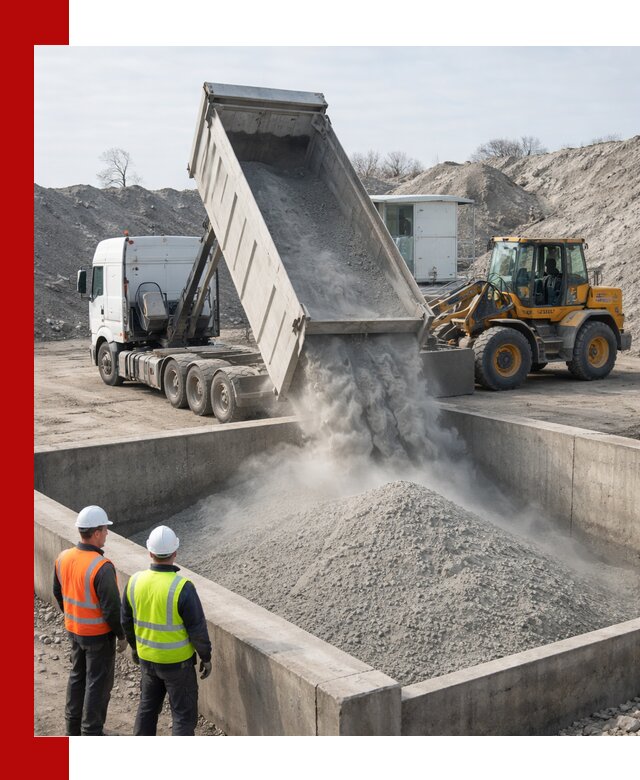 Доставка цемента навалом в Балаково крупными партиями