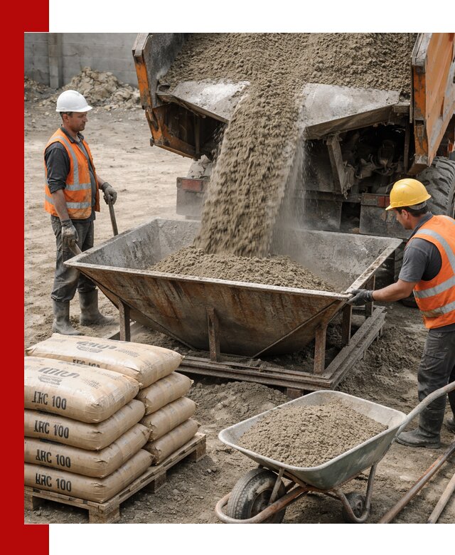 Доставка цементно-песчаной смеси М100 в Балаково